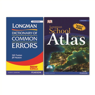 Knowledge development combo of children's books: Longman Dictionary of Common Errors & Longman School Atlas(English, Paperback, Longman)