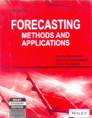 Forecasting Methods And Applications 3rd Edition(English, Paperback, Spyros Makridakis, Rob J Hyndman, Steven C Wheelwright)