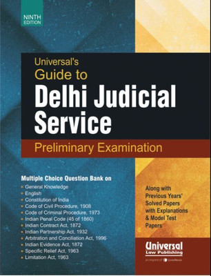 Universals Guide to Delhi Judicial Service Preliminary Examination(English, Paperback, Universal)