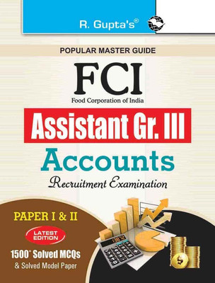 Fci Assistant Grade III (Accounts) Recruitment Exam Guide 2016 Edition(English, Paperback, unknown)