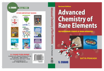 Advanced Chemistry of Rare Elements(English, Paperback, Prakash Satya)