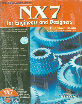 Nx7 for Engineers and Designers (with CD)(English, Paperback, Tickoo Sham)