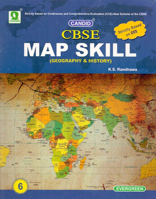 Candid CBSE Map Skill Class - 6(English, Paperback, K S Randhawa)