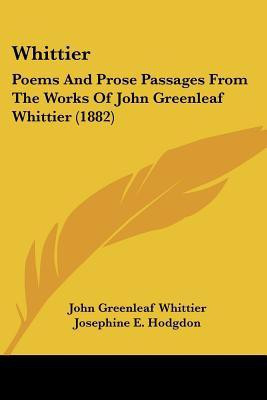 Whittier(English, Paperback, Whittier John Greenleaf)