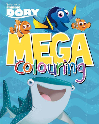 Disney Pixar Finding Dory Mega Colouring(English, Paperback, DISNEY)