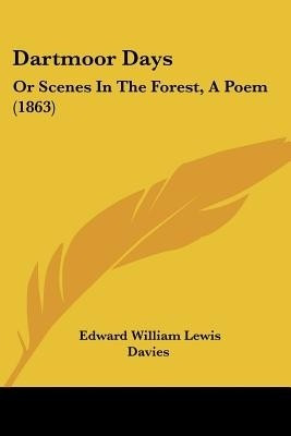 Dartmoor Days(English, Paperback, Davies Edward William Lewis)