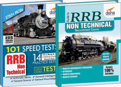 Crack RRB Non Technical Exam (Guide + 101 Topic-wise Tests + 14 Practice Sets Online/ Offline)(English, Paperback, Disha Experts)