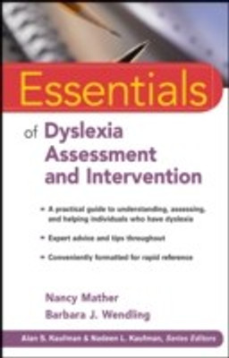 Essentials of Dyslexia Assessment and Intervention(English, Paperback, Mather Nancy)