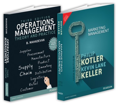 Management books combo of Marketing Management & Operations Management (Set of 2 books) Combo Edition(English, Paperback, Philip, Kotler, Kevin Lane, Keller, B. Mahadevan)