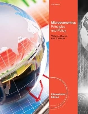 Microeconomics Principles And Policy International ed of 12th revised ed Edition(English, Paperback, Blinder Baumol)