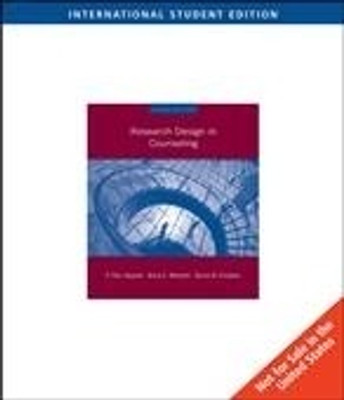 Research Design in Counseling 3rd Edition(English, Paperback, Bruce E. Wampold, P. Paul Heppner, Dennis M. Kivlighan Jr.)