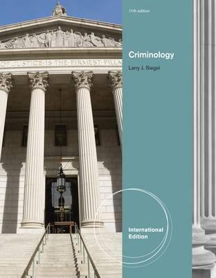 Criminology, International Edition 11th Edition(English, Hardcover, Siegel Larry)