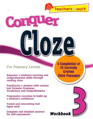 Conquer Cloze For Primary Levels Workbook-3(English, Paperback, Judy Tilaka Tammy Chua)