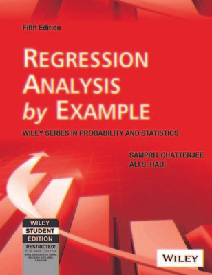 Regression Analysis by Example  - Wiley Series in Probability and Statistics 5th Edition(English, Paperback, Chatterjee Samprit)