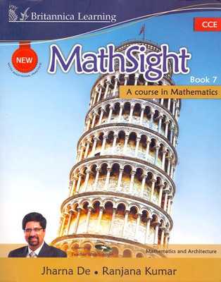 New MathSight (CCE Edition) Class - 7(English, Paperback, Jharna De, Ranjana Kumar)