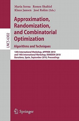 Approximation, Randomization, and Combinatorial Optimization. Algorithms and Techniques(English, Paperback, unknown)