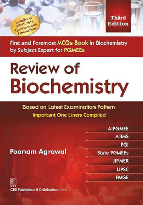 Review of Biochemistry for PG Medical Entrance Examinations(English, Paperback, Poonam Agrawal)