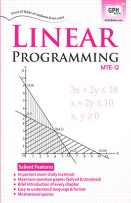 MTE12 Linear Programming (IGNOU Help book for MTE-12 in English Medium) (English, Paperback, GPH Panel of Experts)(English, Paperback, GPH Panel of Experts)