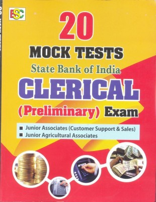 20 mock state bank of india Clerical Preliminary Exam (English)(English, Paperback, N, A)