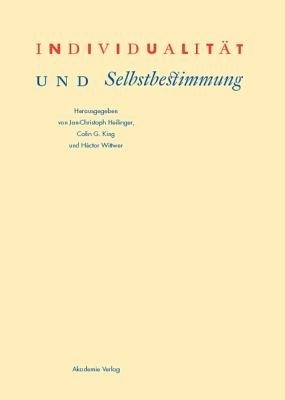 Individualitaet Und Selbstbestimmung(German, Hardcover, unknown)