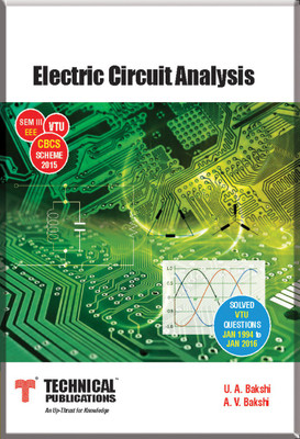 Electric Circuit Analysis for VTU ( Sem-III EEE CBCS Scheme 2015 )(English, Paperback, U .A. Bakshi, A. V. Bakshi)