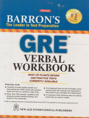 Barron's GRE Verbal Workbook(English, Paperback, unknown)
