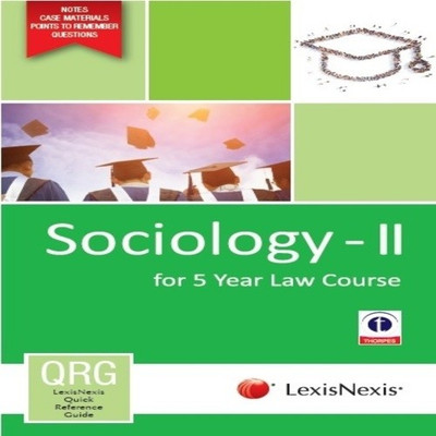 LexisNexis Quick Reference Guide : Sociology II(English, Paperback, Showick Thorpe)
