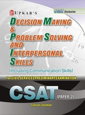 Decision Making & Problem Solving and Interpersonal Skills (For CSAT Paper-II)(English, Paperback, Farhan Rahman)