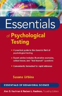 Essentials of Psychological Testing(English, Paperback, Urbina Susana)