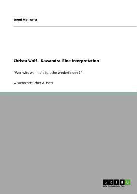 Christa Wolf - Kassandra(German, Paperback, Mollowitz Bernd)