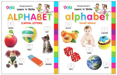 Learn 'n' Write - Capital & Small ( Set of 2 Titles)(English, Paperback, Young Learner)