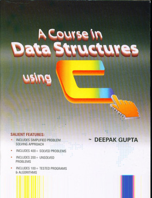 Course in Data Structure Using C,a(English, Hardcover, Gupta Deepak)