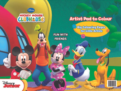 Colouring and Activity Artist Pad Fun With Friends(English, Paperback, DISNEY)