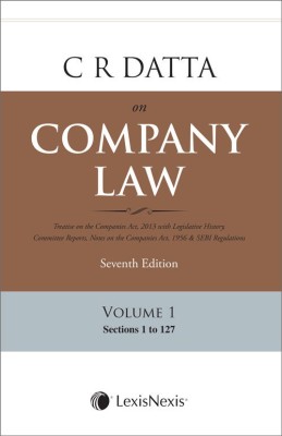 C R Datta on Company Law (Set of 3 Vols. + 2 Appendices + 1 Consolidated Table of Cases & Subject Index)(English, Hardcover, C R Datta)