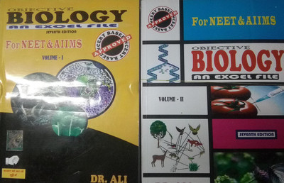 OBJECTIVE BIOLOGY AN EXCEL FILE FOR NEET & AIIMS VOL. I & II(English, Paperback, DR ALI)