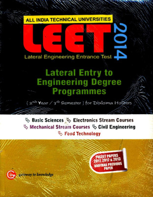 Leet 2014 (Lateral Entry Entrance Test) 4 Edition(English, Paperback, unknown)