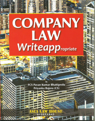 Company Law Writeappropirate(English, Paperback, Priyanka Rajora (CA), FCS Pavan Kumar Bhattiprolu)