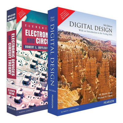 Combo of Digital Design-Mano & Electronic Devices and Circuit Theory-Boylestad for Electical & Electronics Engineering (ECE) Combo Edition(English, Paperback, Mano, Boylestad)