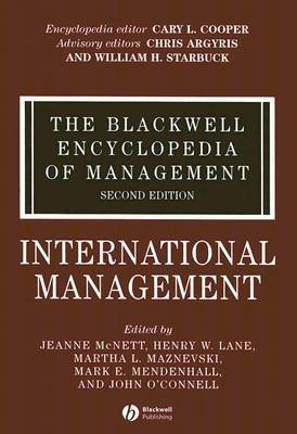 The Blackwell Encyclopedia of Management, International Management 2nd  Edition(English, Hardcover, unknown)