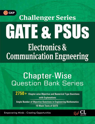 Challenger Series Gate and Psus Electronics & Communication Engg. Question Bank Series (Chapter-Wise) 2017 3 Edition(English, Paperback, unknown)