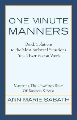 One Minute Manners(English, Paperback, Sabath Ann Marie)