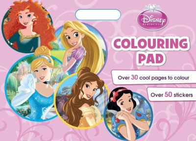 Disney Princess Colouring Pad(English, Paperback, Parragon Books Ltd)