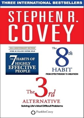 Stephen R. Covey Anniversary Edition Box Set: The 7 Habits Of Highly Effective People, The 8th Habit, The 3rd Alternative(English, Paperback, Stephen R. Covey)