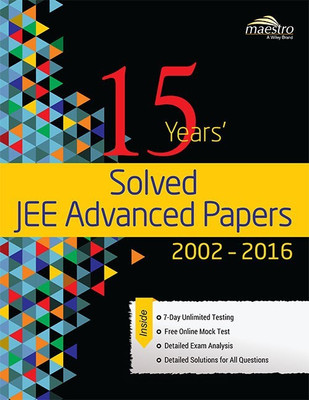 Wiley's 15 Years' Solved Jee Advanced Papers, 2002-2016(English, Paperback, unknown)