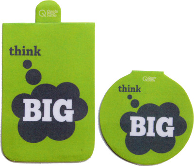 

QuoteSutra Think Big Set of 2 Magnetic Bookmarks Bookmark(Inspirational, Green)