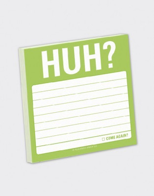 

Mufubu Huh Sticky Note (NEW) Paperback Bookmark(Funky, Multicolor)