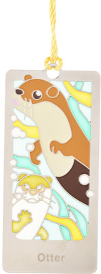 

TEMPLE TREES BROWN OTTER Metal Bookmark(Animal, Multicolor)