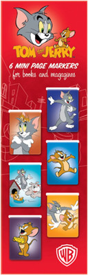 

That Company Called if Wb Mini Page Markers (Dc) - Tom & Jerry Magnetic Bookmark(Retro Cartoon Characters, Multicolor)