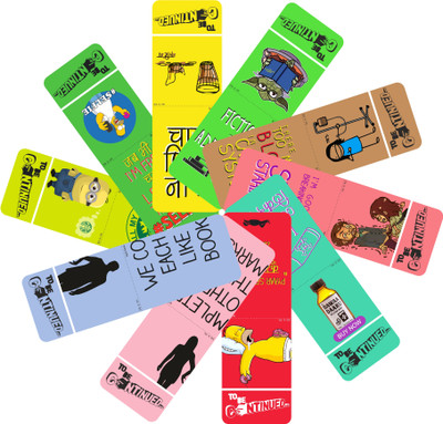 

To Be Continued Pack of 10 Laminated Paper Bookmark(Mix, Multicolor)