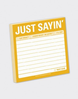 

Mufubu Just Sayin’ Sticky Paperback Bookmark(Funky, Multicolor)